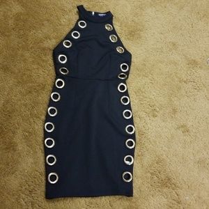 Mini form fitting dress